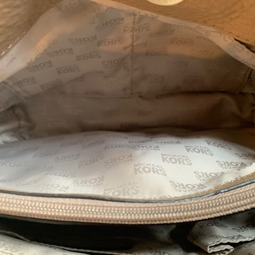 Michael Kors Tan Leather Satchel Handbag - Picture 9 of 9